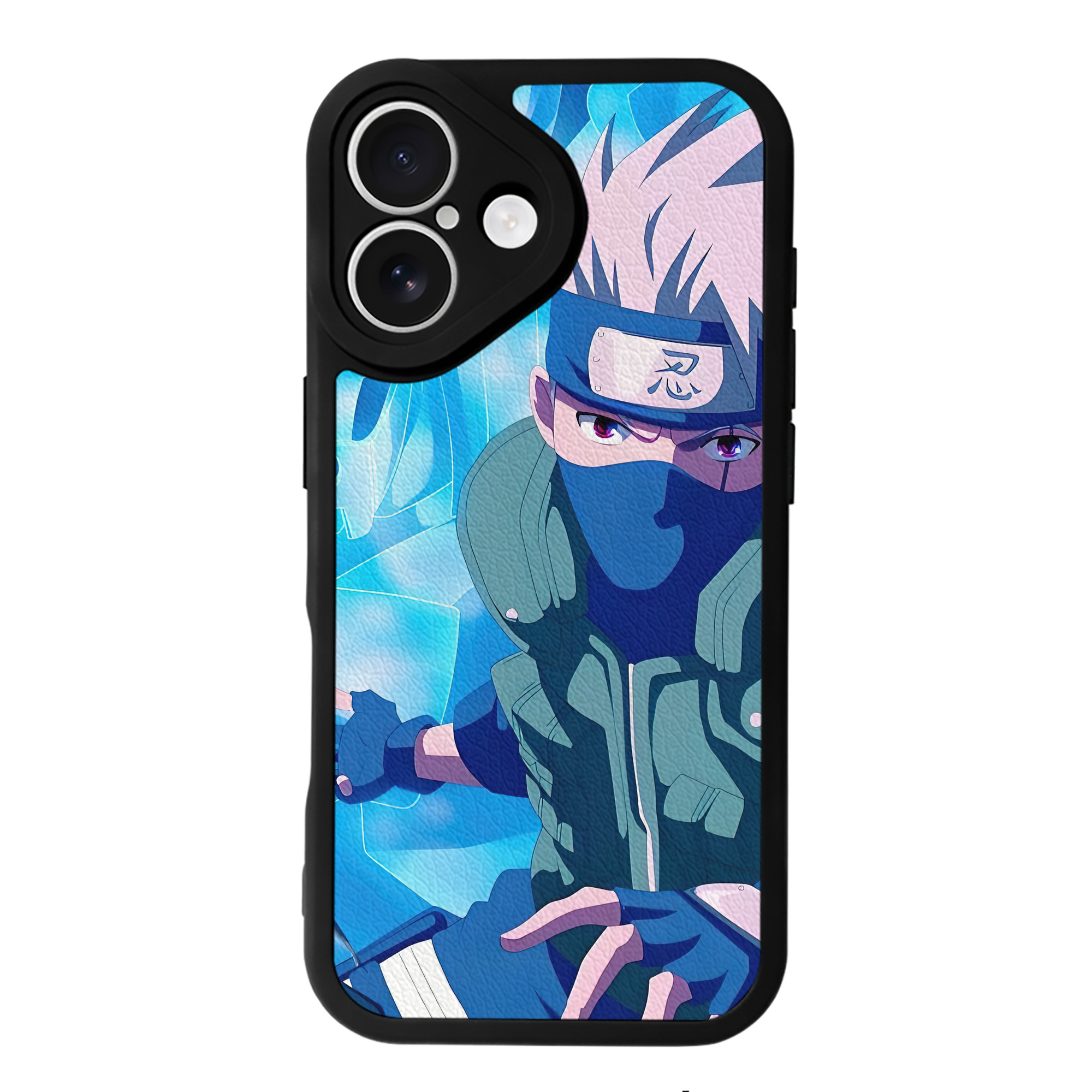 （画像用） NARUTO -ナルト- NARUTO -ナルト- 疾風伝 【iPhone 16シリーズ対応】シリコンスマホケース（レザー調） 材質：シリコン